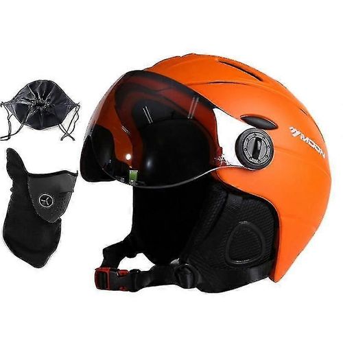 Lunettes Casque De Ski-Orange-Adulte-L 57-60cm-Mâle