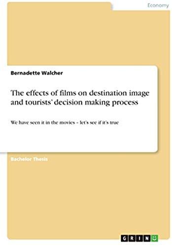 The Effects Of Films On Destination Image And Tourists' Decision Making Process