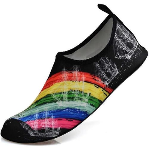 Evago Chaussures D'eau Barefoot Aqua Yoga Chaussettes Séchage Rapide Plage Natation Surf Chaussures Pour Femmes Hommes-P08-Adulte-Taille 38 À 39-Unisexe