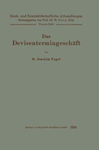 Das Devisentermingeschäft