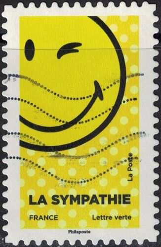 France 2022 Oblitéré Used Prenez Le Temps De Sourire Smiley World La Sympathie Y&t Fr 2145