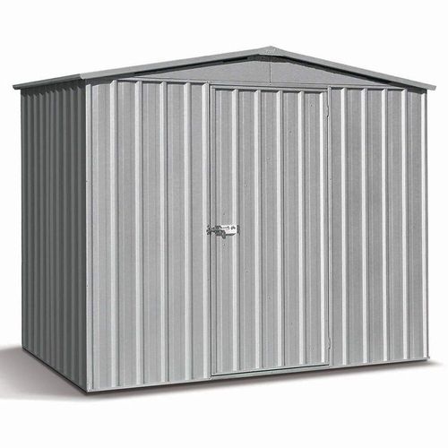 Abri De Jardin En Métal Fraser 4.8 M² - Cabane / Remise De Jardin - Rangement Vélos- Rangement De Matériel De Piscine Et Barbecue- Pas Cher-Simple Porte - Tolle Galvanisée. 226 X 218 Cm Hauteur 180 Cm