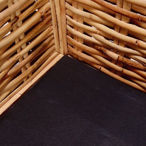 Vidaxl Ensemble De Canapés De Jardin 2 Pcs Avec Coussins Rotin Naturel