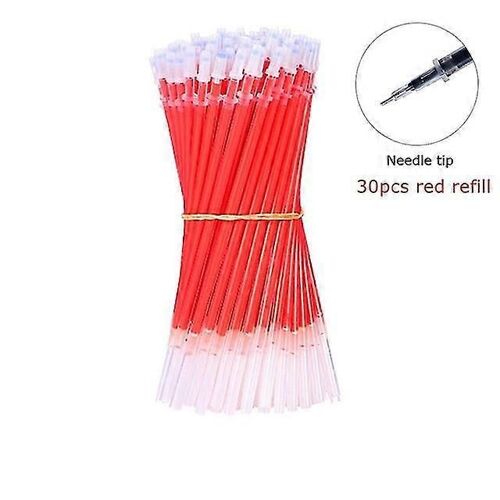 Stylos Gel De Papeterie Japonais | Gel Pen Écriture Japonaise | Stylo Japonais Fournitures Scolaires - Stylos Gel --Rouge-Recharges-30pc A