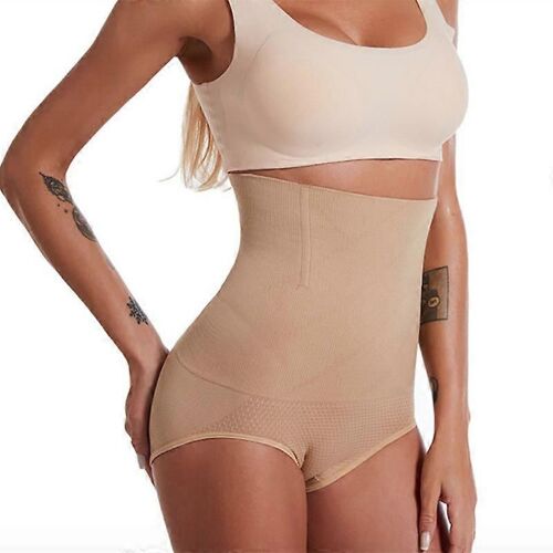 Evago Shapewear Pour Les Femmes Culotte De Contrôle Du Ventre Ferme Sans Couture Taille Haute Lève-Fesses Entraîneur Taille Courte Body Shaper Gaine-Beige-Adulte-Xl Xxl-Femme