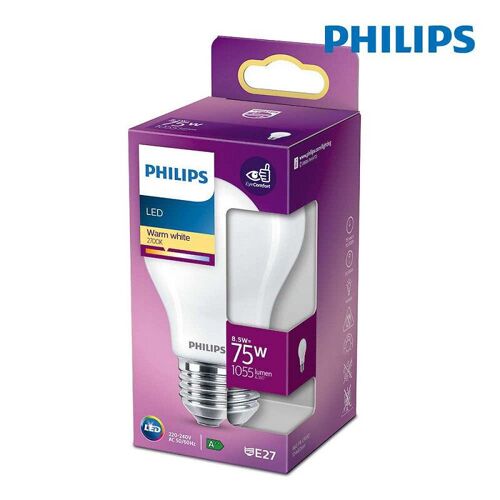 Ampoule Led Standard Philips - 8,5w - 1055 Lumens - 2700k - E27 - 93000