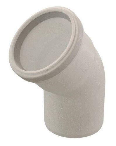 Coude ventouse 45° Condensation B22 - B23 PPTL Ø 80 Fioul / Gaz - UBBINK - 222954