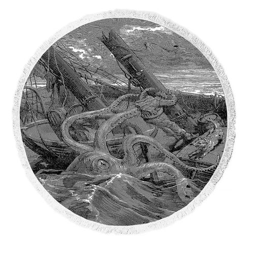 Narcisse Nicaise Aventures Périlleuses Sea Monster Beach Serviette Plage Couverture Plage Tapis De Yoga