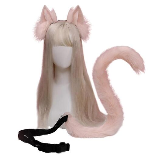 Balinco Kit Costume Chat, serre-tête oreilles de chat + pattes/pattes