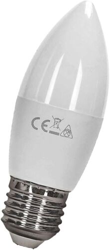 Kal-Ampoule Led C37 E27 10 W 4000 K, Haute Efficacité Énergétique, Lumière Neutre, Idéale Pour L'éclairage Général Et La Décoration De La Maison Ou Du Bureau.