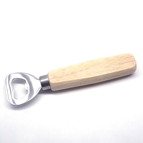 Ouvre-Bouteille De Bière En Forme De Coeur, Ouvre-Bouteille De Vin, Poignée En Bois, Dissolvant De Bouchon, Gadget De Bar, Outils De Cuisine