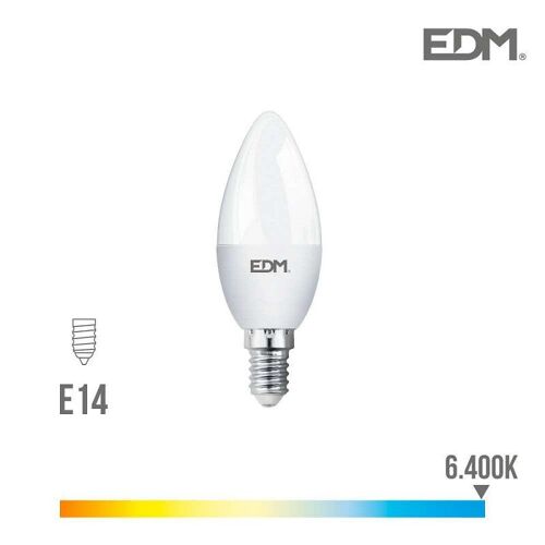 Ampoule Led E14 7w Bougie ?Quivalent ? 48w - Blanc Du Jour 6400k