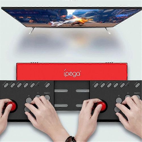 EVAGO 6 en 1 Retro Game Joystick, prise en charge de la manette de jeu PS5 / PS4 / PS3 / Switch / Android / PC