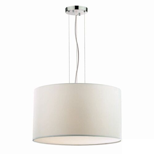 Ideal Lux Wheel - Grand Plafonnier Rond À 5 Ampoules, Blanc, E27