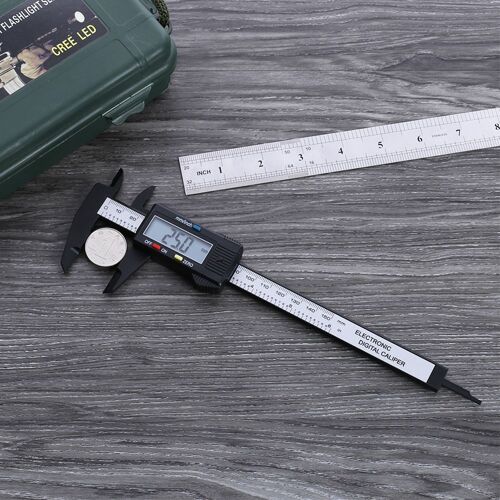 Pied à coulisse numérique avec écran LCD, haute précision, micromcirculation, maison, industriel, automobile, passe-temps, 0-150mm