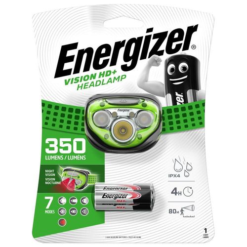 Energizer - Advanced Pro - Lampe Frontale - 7 Led - 2 Piles Alcalines Aaa Incluses