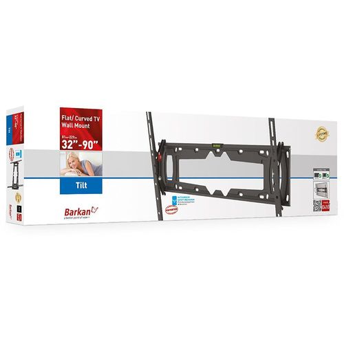 Barkan E410+ Support mural TV 81,3 cm (32") à 228,6 cm (90") inclinable 60 kg max