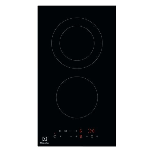 Electrolux Domino LHR3233CK Vitrocéramique Noir - 2 foyers