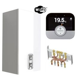 Chaudière Gaz Basnox Urbia Nox Chaffoteaux 24 Kw Vmc Complète (douilles + Dosseret) Avec Thermostat Connecté