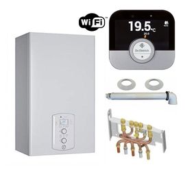 Chaudière Gaz Condensation Urbia Green Chaffoteaux 25 Kw Complète (ventouse + Douilles + Dosseret) Avec Thermostat Connecté