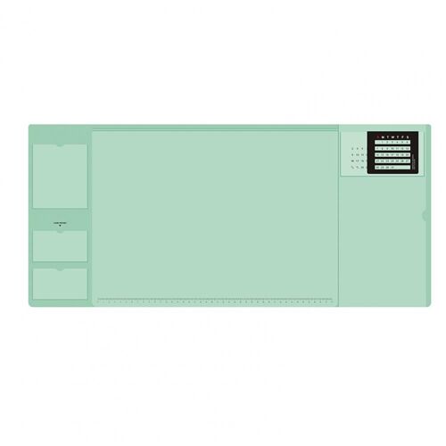 Tapis de souris de bureau antidérapant, multifonctionnel, poche latérale droite, sans odeur, bord de verrouillage fin, protection étanche, grand ordinateur de bureau M