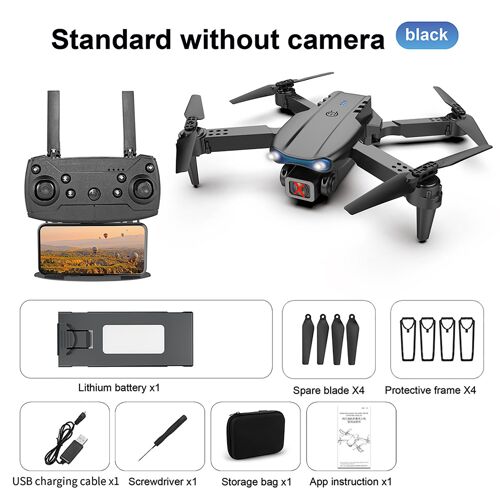 Drone K3 E99 Pro, Quadrirotor Professionnel, Eviter Les Obstacles, Hélicoptère Rc 4k, Double Caméra, Télécommande, Jouets, Cadeau-Générique