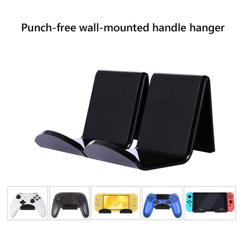 Support Mural Auto-Adhésif Pour Manette De Jeu, 2 Pièces, Pour Ps5/Ps4/Switch Pro, Support De Casque, Crochet, Accessoires