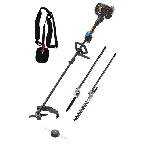 Débroussailleuse thermique 26cc 4 en 1 avec démarrage électrique - Lawnmaster