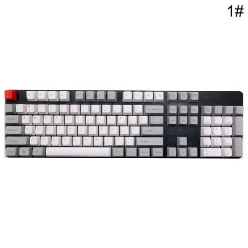 Capuchons de touches assortis pour documents PBT, pour clavier mécanique sans MX, accessoires pour claviers, 108 pièces/ensemble