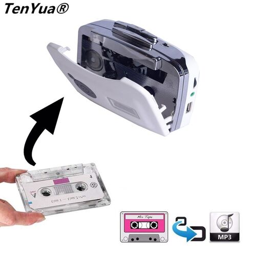 Convertisseur de cassette portable vers MP3, lecteur de musique audio Plug and Play, capture de clé USB, Windows XP, Vista, 7