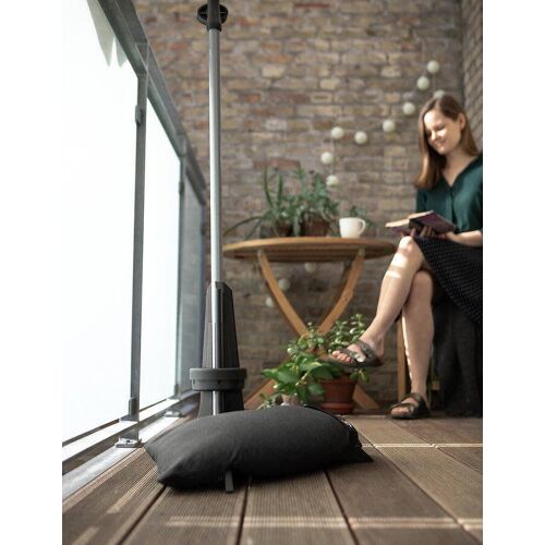 Pied Pour Parasol De Balcon Anthracite - De Ø20 À 40 Mm - 50 Kg