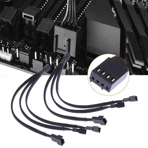 Câble d'alimentation pour ventilateur de refroidissement Molex Ttage PWM, 1 à 3, 4 broches, 30cm, refroidisseur de processeur, boîtier, chasis, adaptateur répartiteur airies