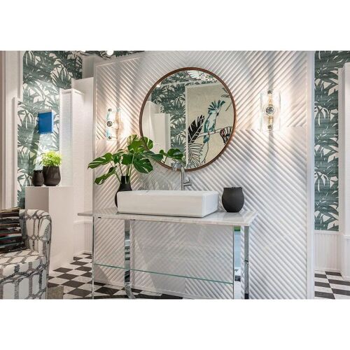 3d panneau mural Orac Decor W110 MODERN HILL Dalle pour mur et plafond Élement décorative design moderne blanc 2 m