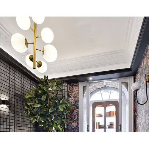 Corniche Orac Decor C323 LUXXUS AUTOIRE Moulure décorative Moulure décorative Éclairage indirect design intemporel classique blanc 2 m