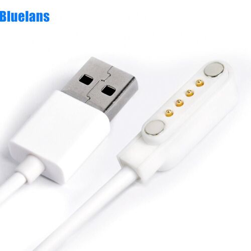 Bluelans-Câble de chargement magnétique USB universel, 4 broches, chargeur pour montre intelligente pour enfants