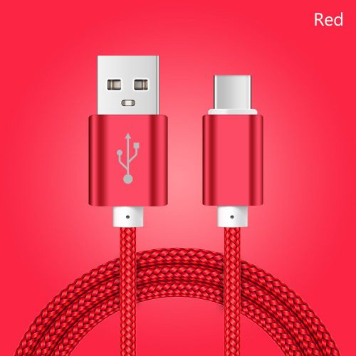 Câble USB de Type C vers USB A pour recharge rapide et transfert de données, cordon de chargeur en Nylon tressé, 0.27m/1m/2m/3m, haute qualité