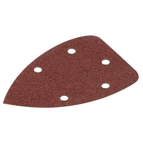 Lot de 5 patins triangulaires auto-agrippants - grain 240 - 140x140x80 mm