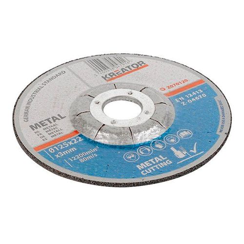6 Disques A Decouper 125 MM pour le Metal Kreator-Krt070120