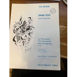 Bontempelli Drum-Test Pour Batterie Solo Billaudot