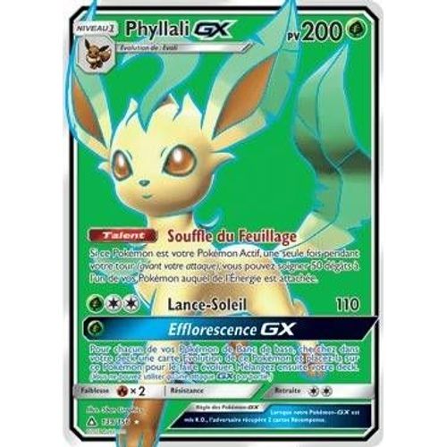 Carte Pokémon Gx Rare Full Art Leafeon 139/156