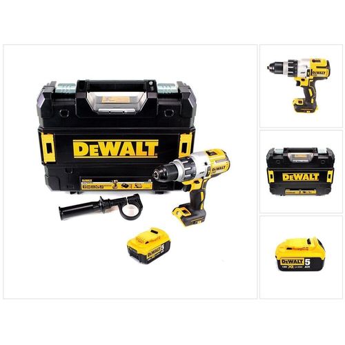 Dewalt Dcd 996 Nt Perceuse-visseuse À Percussion Sans Fil 18v 95nm Brushless + 1x Batterie 5,0 Ah + Coffret De Transport - Sans Chargeur