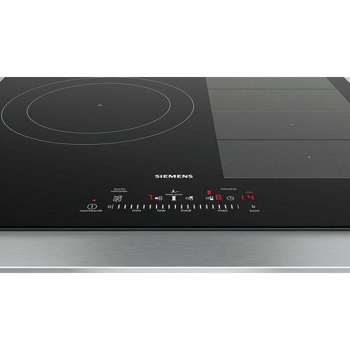 Siemens iQ500 EX611FJC1F - Table de cuisson à induction - 3 plaques de cuisson - Niche - largeur : 56 cm - profondeur : 49 cm - noir - sans cadre - noir