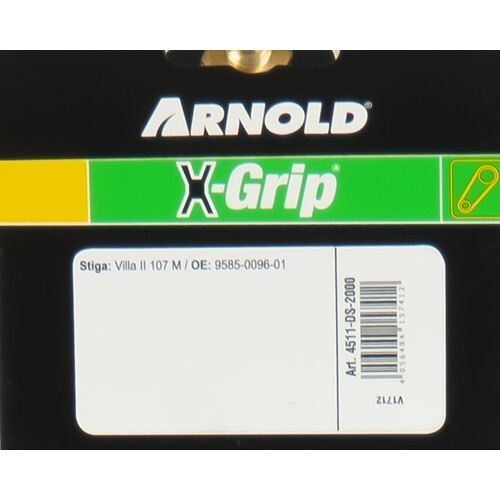 Courroie dentée trapézoïdale X-Grip de type 20DS8M2000