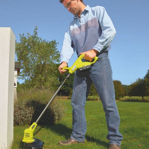 Coupe-bordures / dresse-bordures RYOBI 18V - 1 batterie lithium+ 18V 1,5 Ah et chargeur - RLT1825M15S