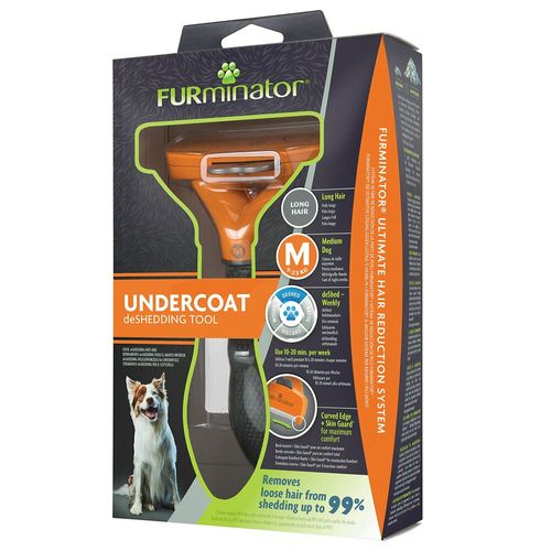 Outil Anti-Mue Deshedding Medium Poils Longs Chien