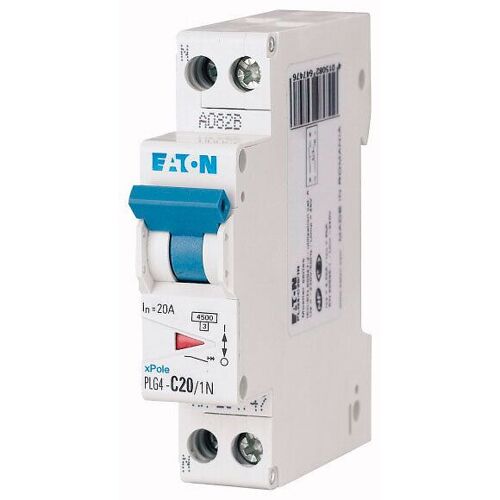 Disjoncteur 20A Phase + Neutre Eaton