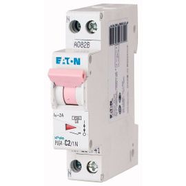 Disjoncteur 2A Phase + Neutre Eaton