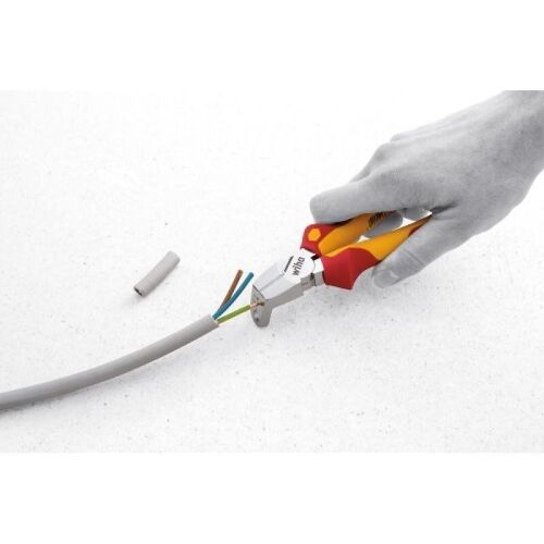 Pince WIHA TRICUT PRO VDE 170MM 3 Fonctions : Coupe/Dégaine/Denude - 38552