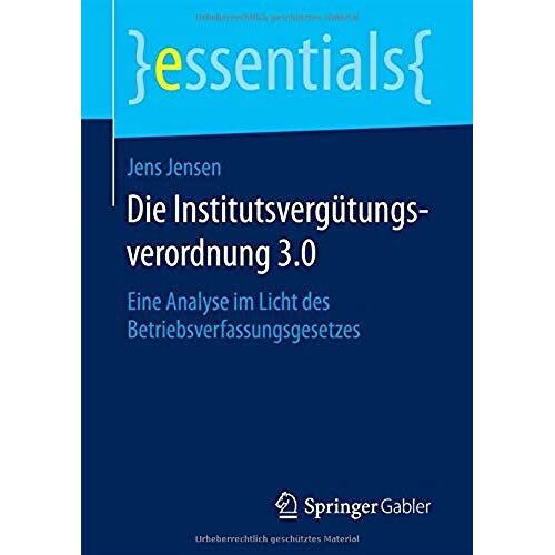 Die Institutsvergütungsverordnung 3.0