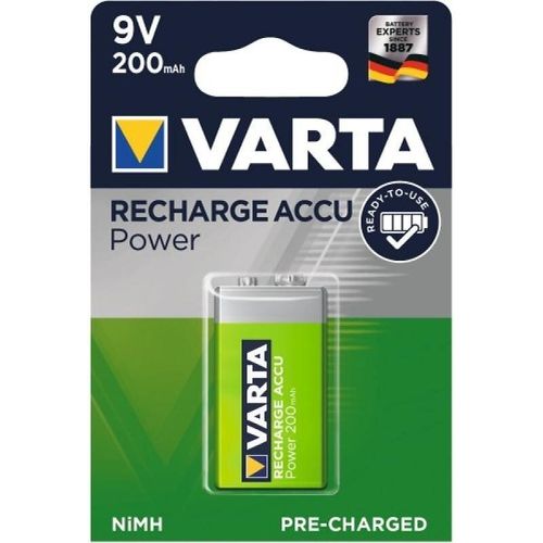 Varta Power Accu - Batterie 9V - NiMH - (rechargeables) - 170 mAh
